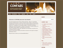 Tablet Screenshot of confabs.de